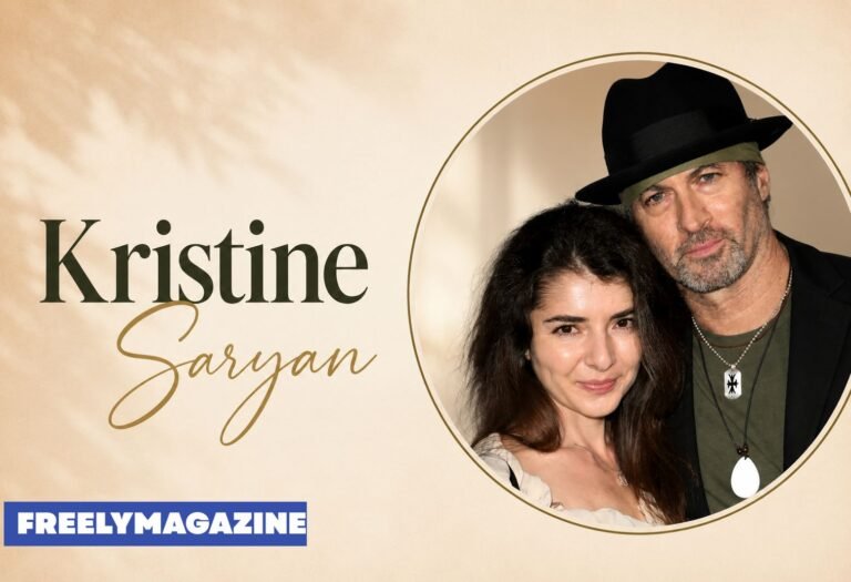 Kristine Saryan and Scott Patterson at a red carpet event