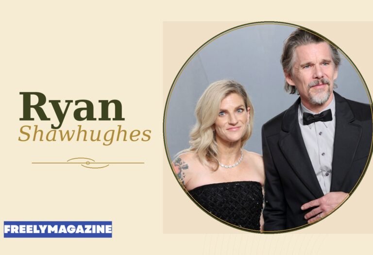 Ryan Shawhughes and Ethan Hawke at a film premiere