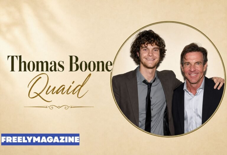 Thomas Boone Quaid, son of actor Dennis Quaid, pictured in 2026