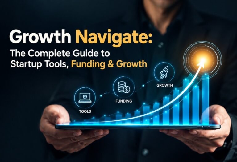 Growth Navigate: The Complete Guide to Startup Tools, Funding & Growth Growth Navigate startup tools, funding, and business growth strategy