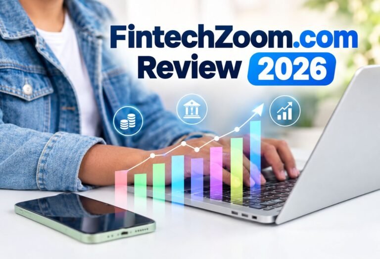 FintechZoom.com homepage screenshot showing financial news and market coverage