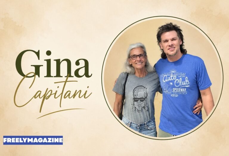 Gina Capitani, Theo Von's mother, smiling in a family portrait