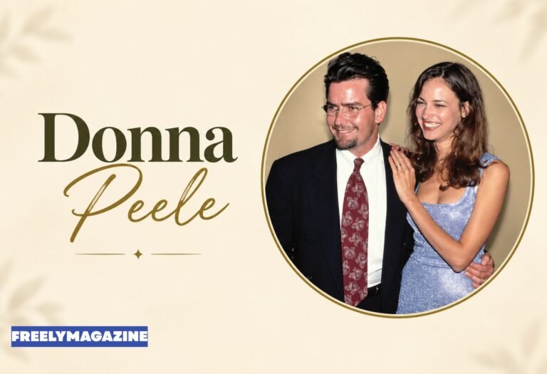 Donna Peele, Charlie Sheen's first wife, former American model