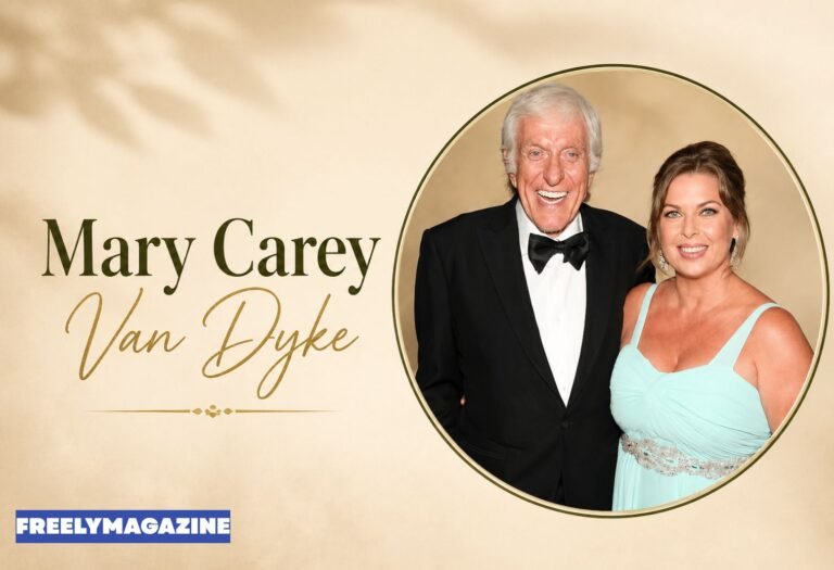 Mary Carey Van Dyke and Barry Van Dyke smiling together at a public event