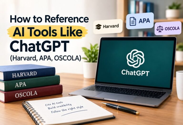 How to Reference AI Tools Like ChatGPT (Harvard, APA, OSCOLA) Also, a chatbot isn't a credible and trusted source like a journal article.