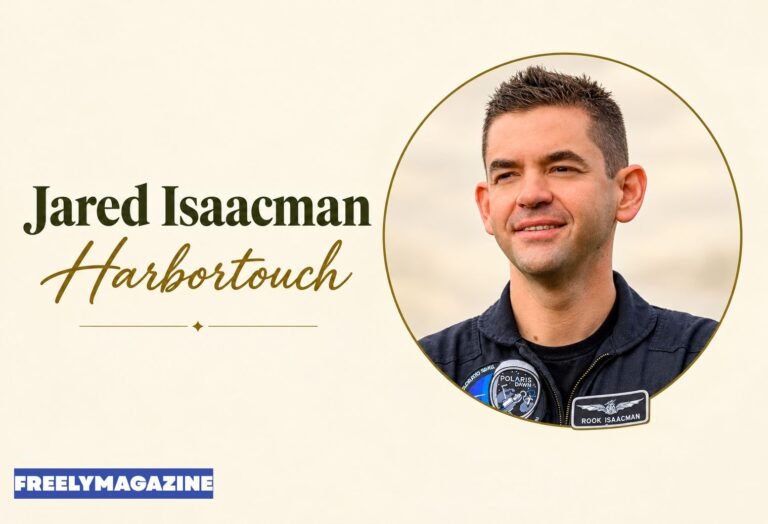 Jared Isaacman, founder of Shift4 and NASA Administrator, in a Jared Isaacman Harbortouch story graphic